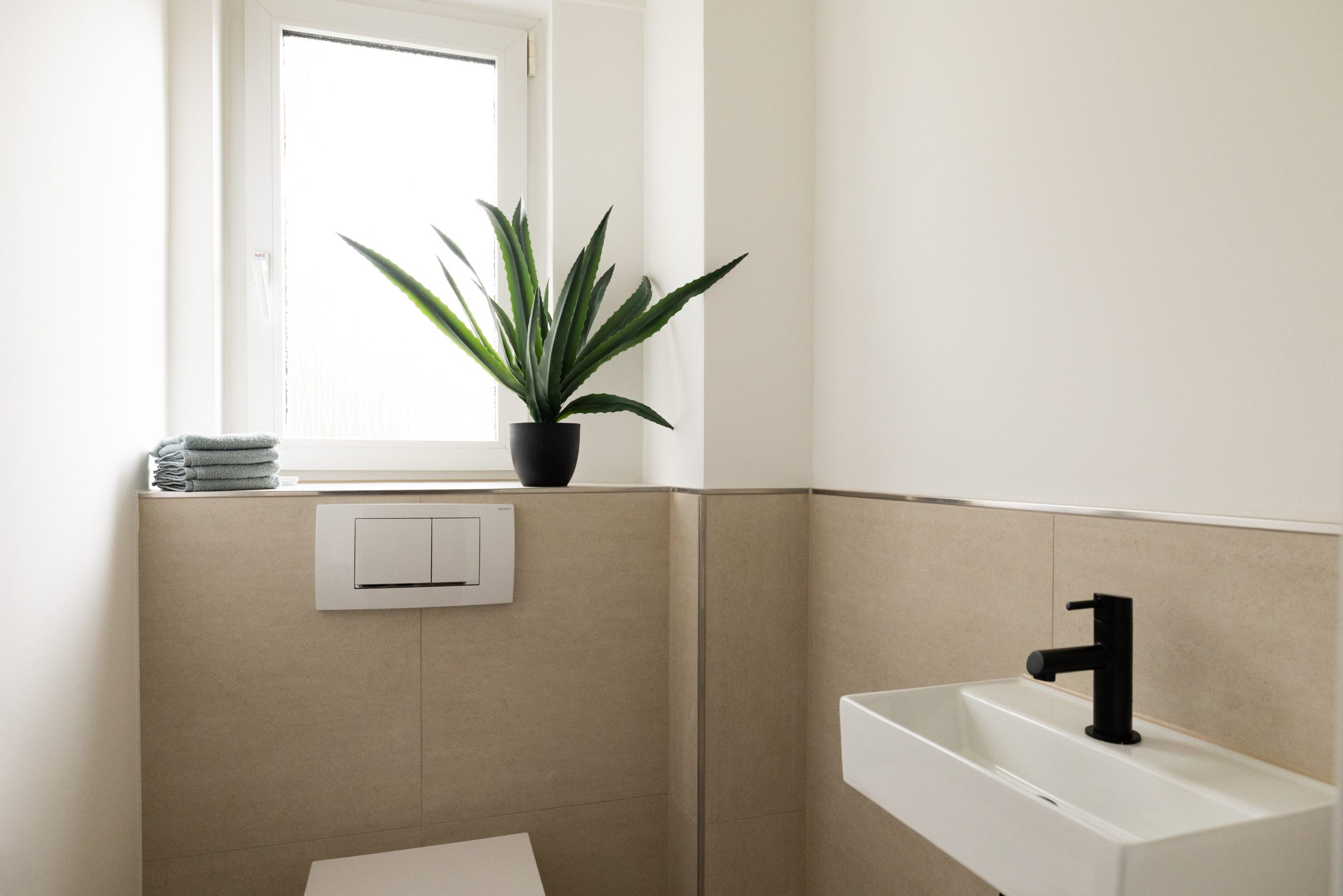 Modernes Badezimmer der Wohnung in Königstein im Taunus